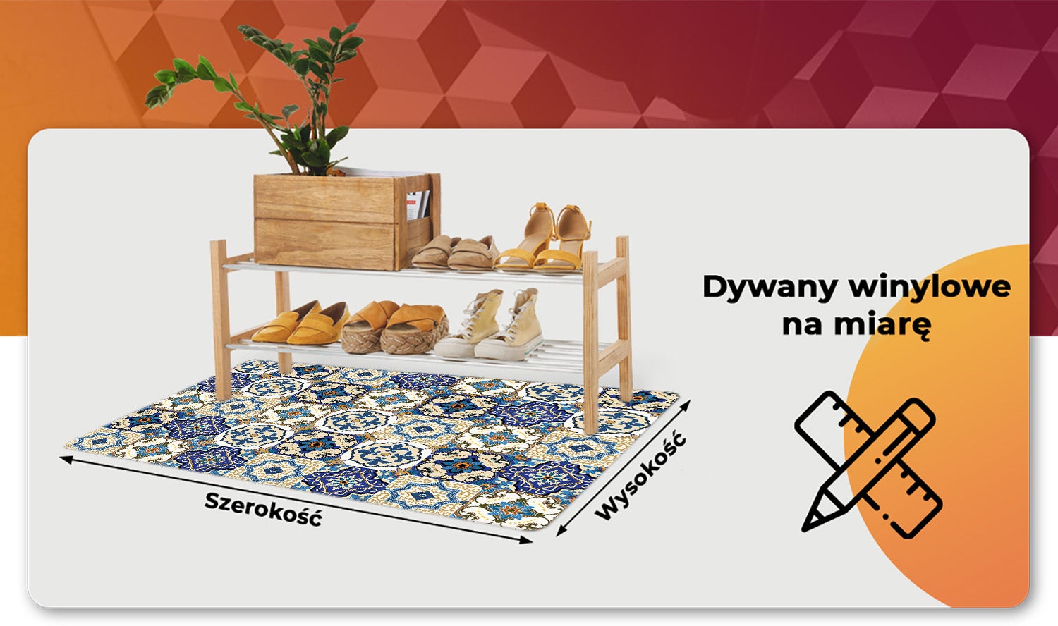 Tapis en vinyle intérieur carreaux portugais classiques, tapis vinyle intérieur décoratif méditerranéen 120x180 – Tulup - 5