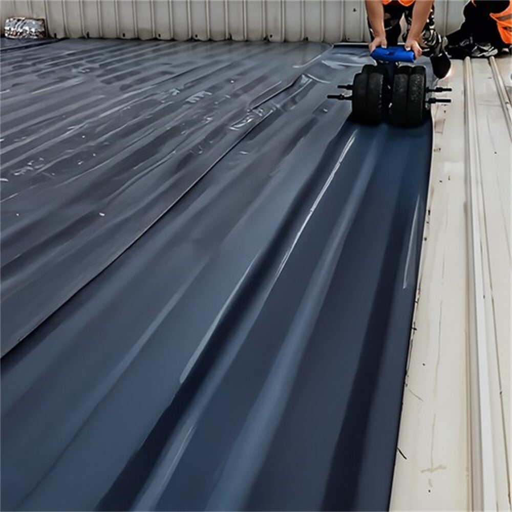 Bextcok Rouleau de toiture auto-adhésif,ruban de réparation,résistant aux UV et isolant thermique,pour la réparation des toitures(50cmx5m,gris foncé) - 6