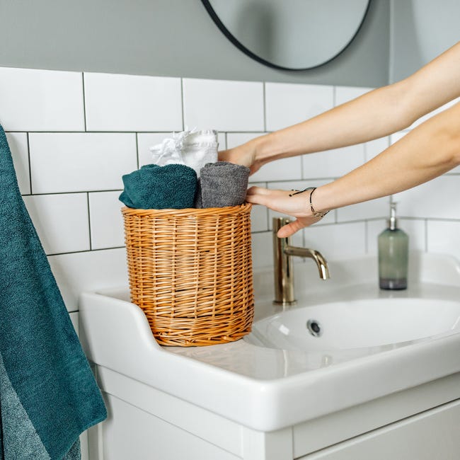 Cesto Di Fiori Da Sposa In Vimini Con Manico Cesti Intrecciati Mano