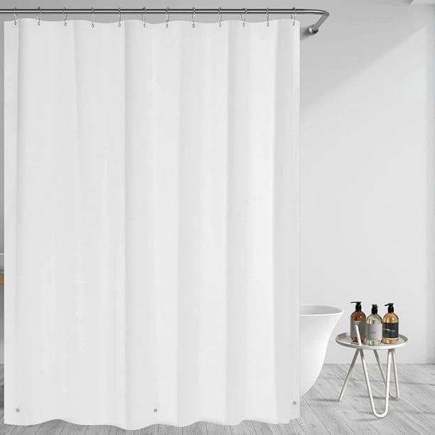 Plastikowa zasłona prysznicowa 72x72, wodoodporna PEVA, do łazienki, z magnesami i 12 metalowymi, nierdzewnymi oczkami