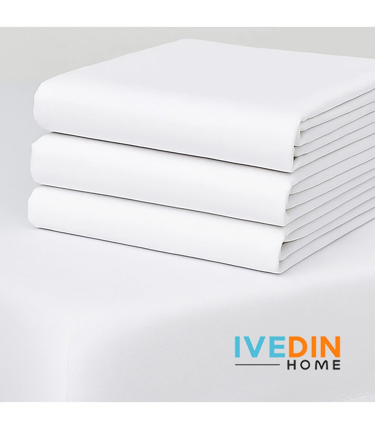 Drap-Hauteur 50% Coton 50% Polyester Hôtel 1 u. 150 x 190/200 Blancs - 5