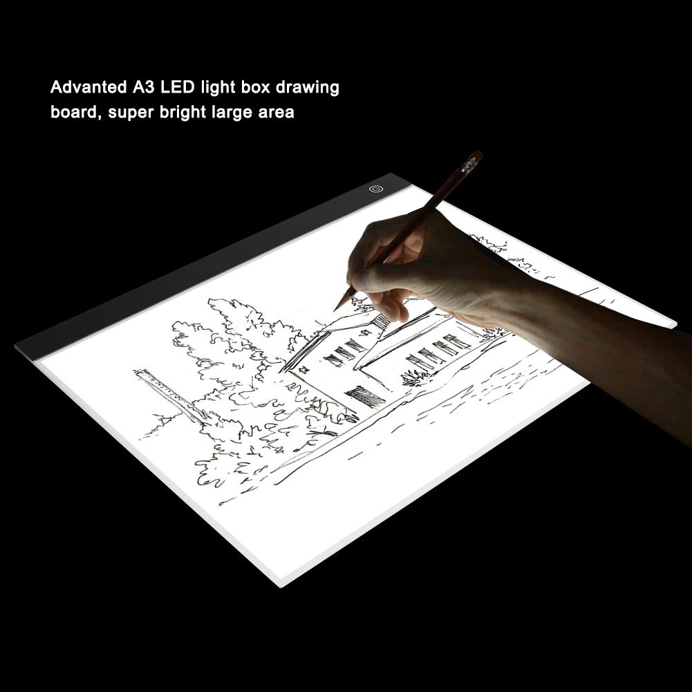 Tavolo Luminoso LED Regolabile - A3 Per Diamond Painting E Disegno