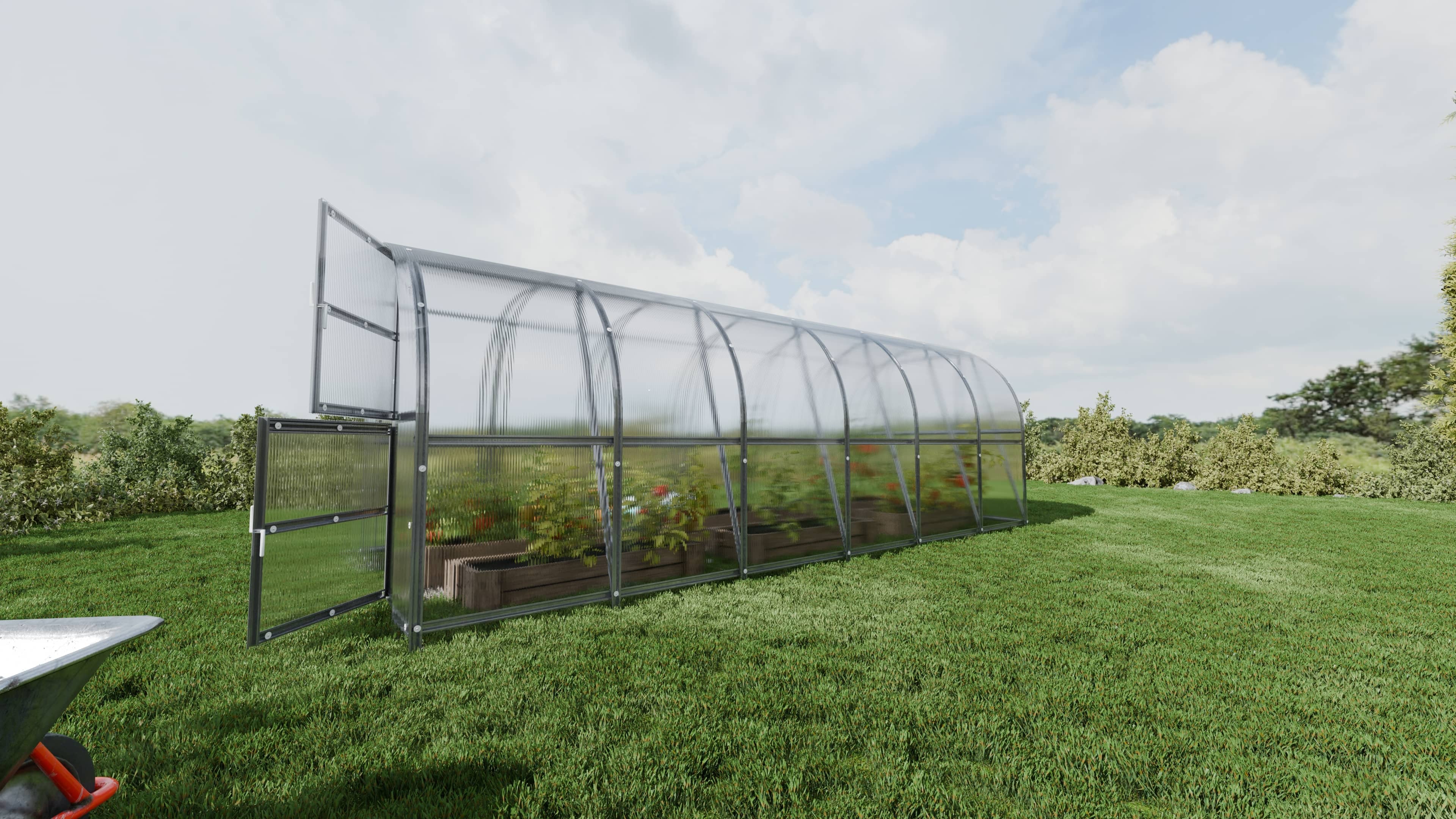 Serre de jardin KLASIKA BALTIC LT 3 x 6 m (18 m²), 4 mm avec revêtement en polycarbonate - 3