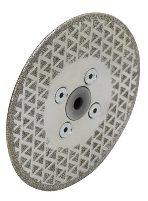 Disco De Diamante Turbo Leman 125 Mm - Para Corte De Teja, Ladrillo, Hormigón Y Cerámica