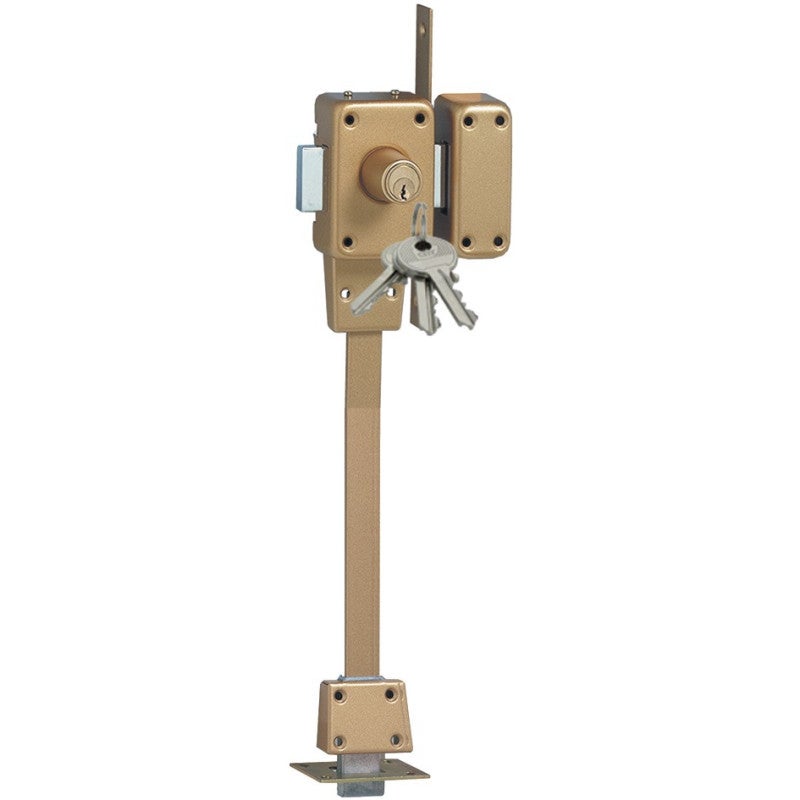 Set Of Two Cyclop Locks With Knob And 5-pin Cylinder L.45 Mm, Diameter 23mm With 3 Keys