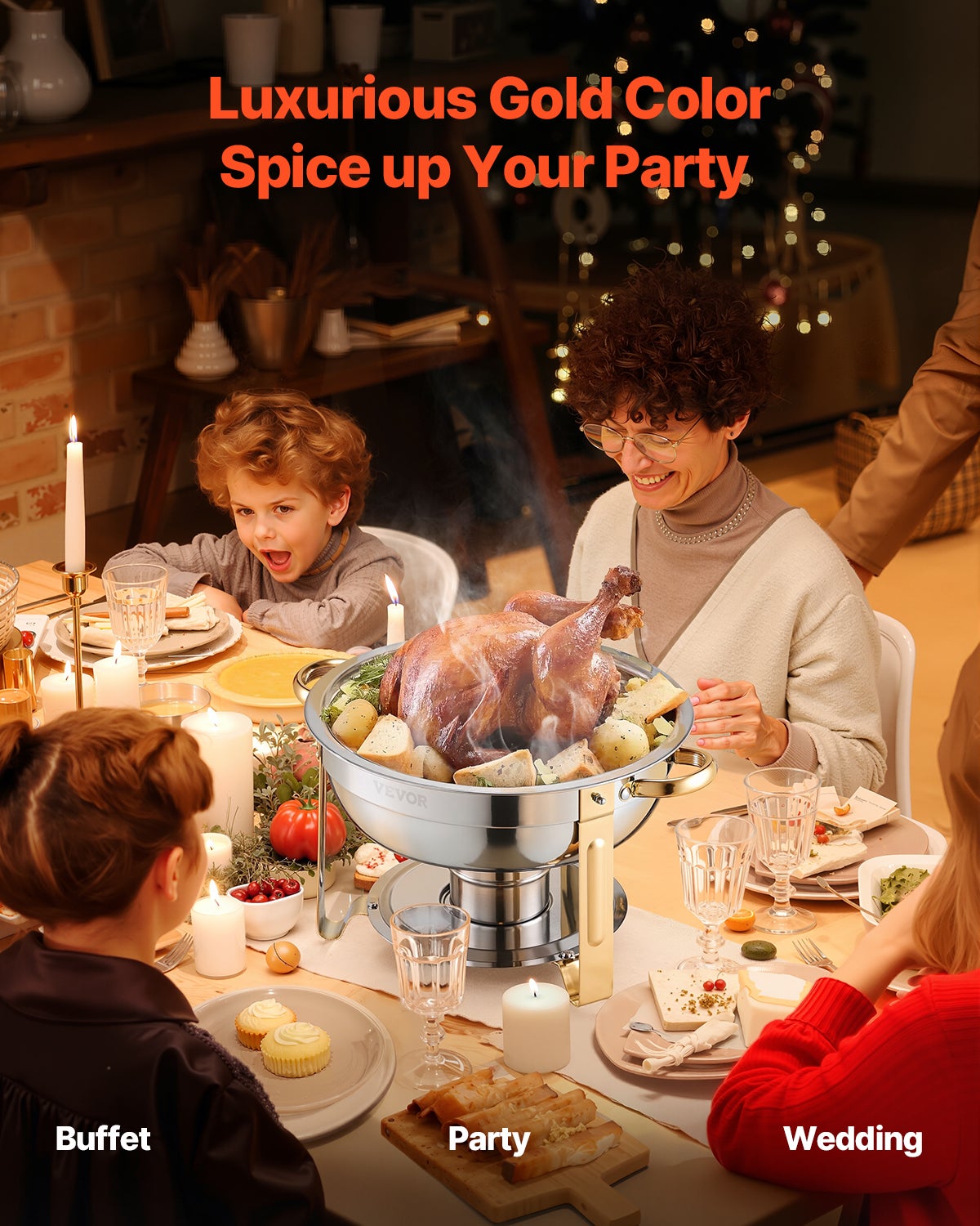 Ensemble De Plat à Frire En Acier Inoxydable Avec Brûleur à