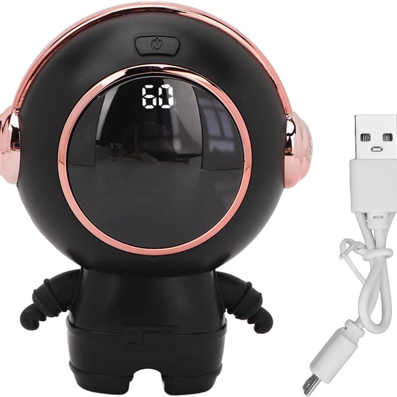 Przenośny ogrzewacz do rąk USB – akumulatorowy – elektryczny – cyfrowy – szybkie nagrzewanie – czarny – zimowy