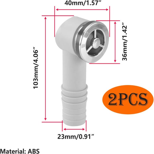 Tubi Di Troppopieno Lavandino, Troppopieno Testa Lavello Troppopieno