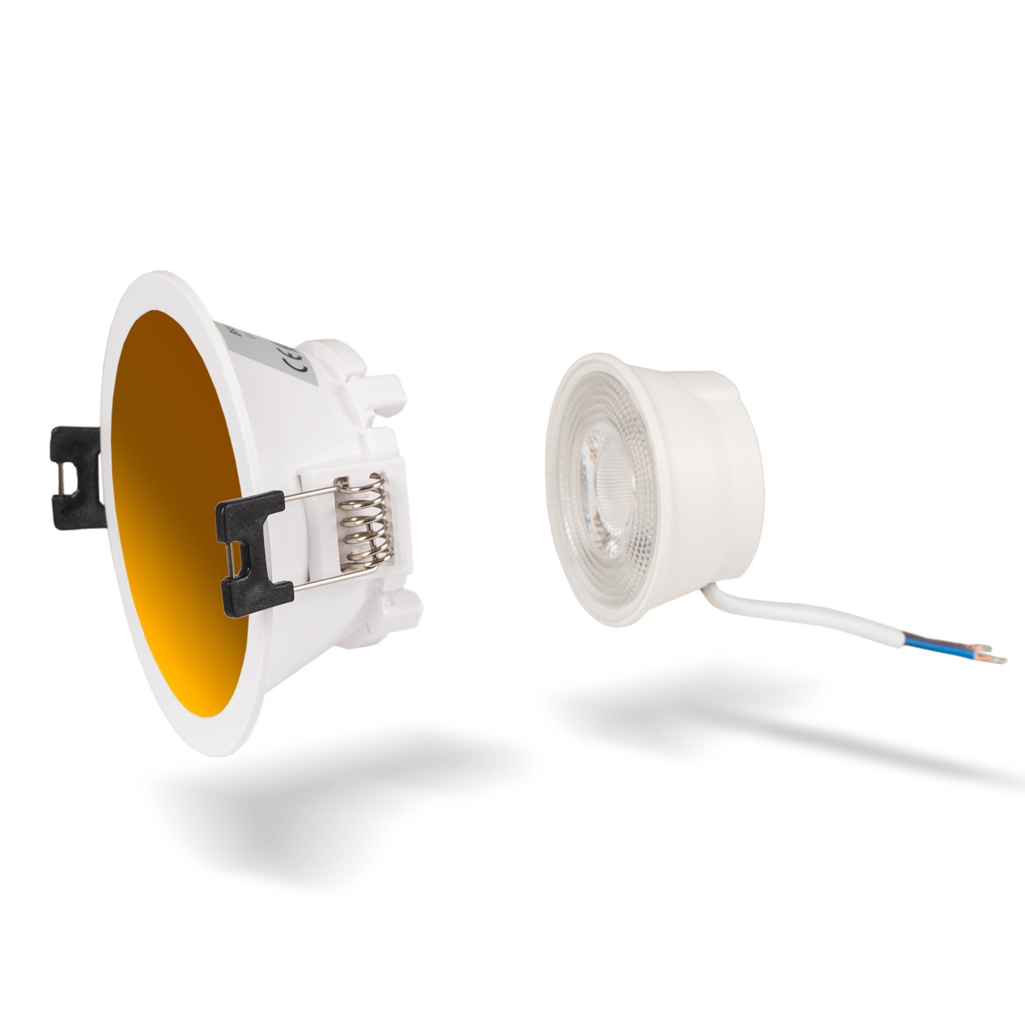 KIT Downlight rond Ø85mm + module LED MR16 5W - Blanc Chaud | Leroy Merlin