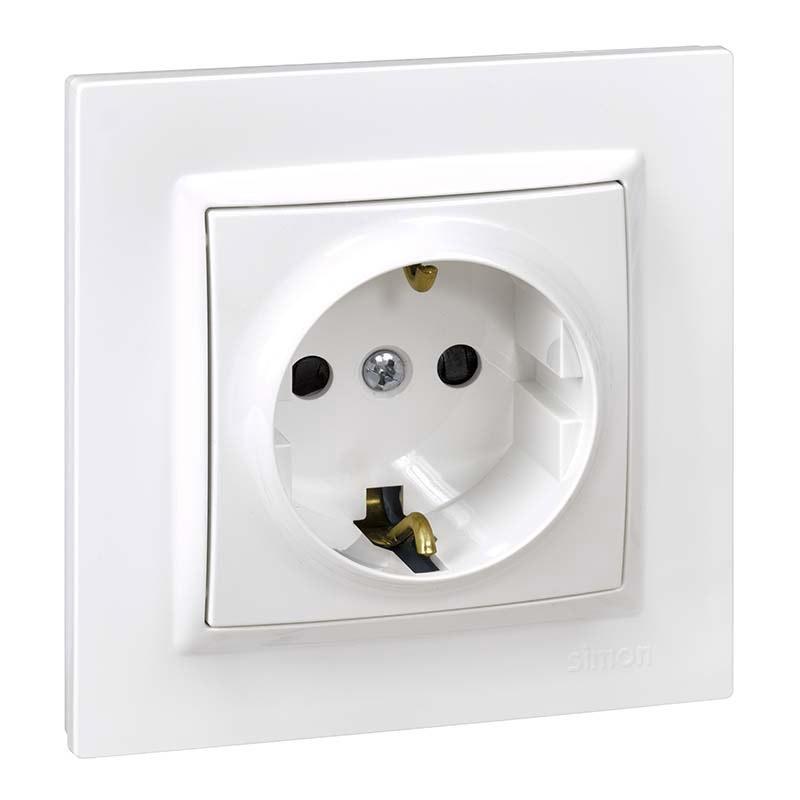 Presa ABB 2CSE1102EL 2P+T 16A Standard Italiano Con Schermi Di Sicurezza - Colore Antracite - 4
