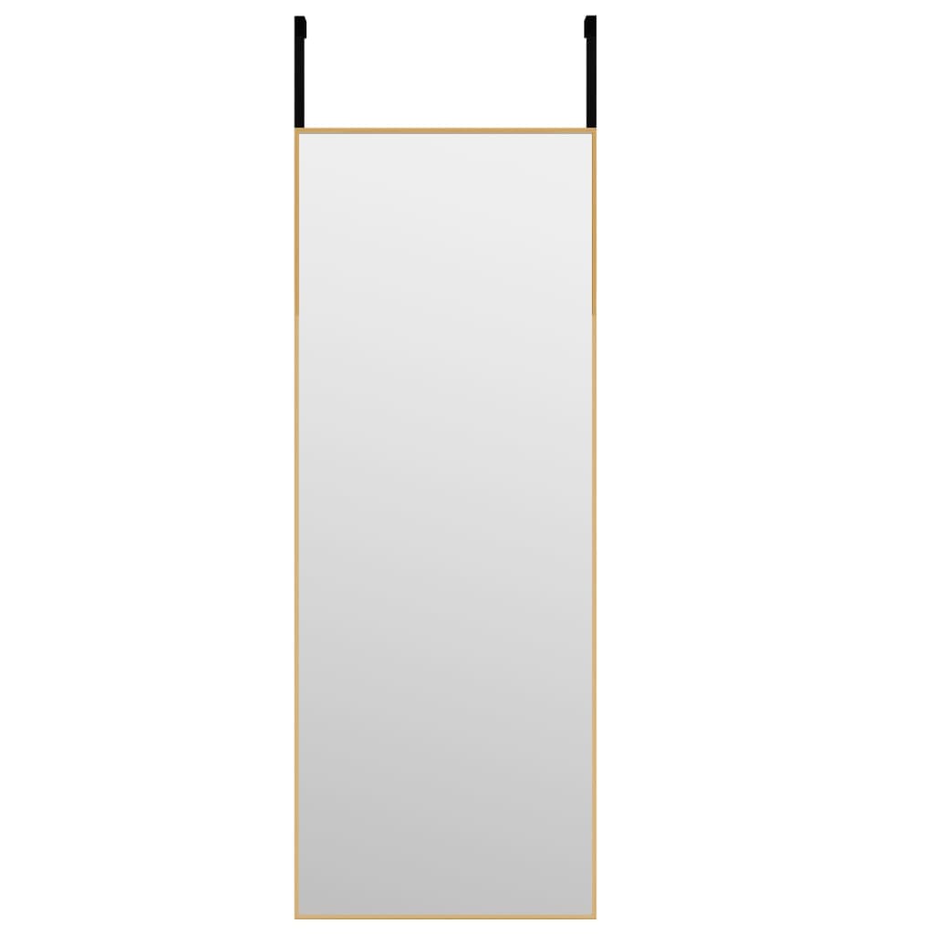 Miroir de porte Doré 30x80 cm Verre et aluminium - 2