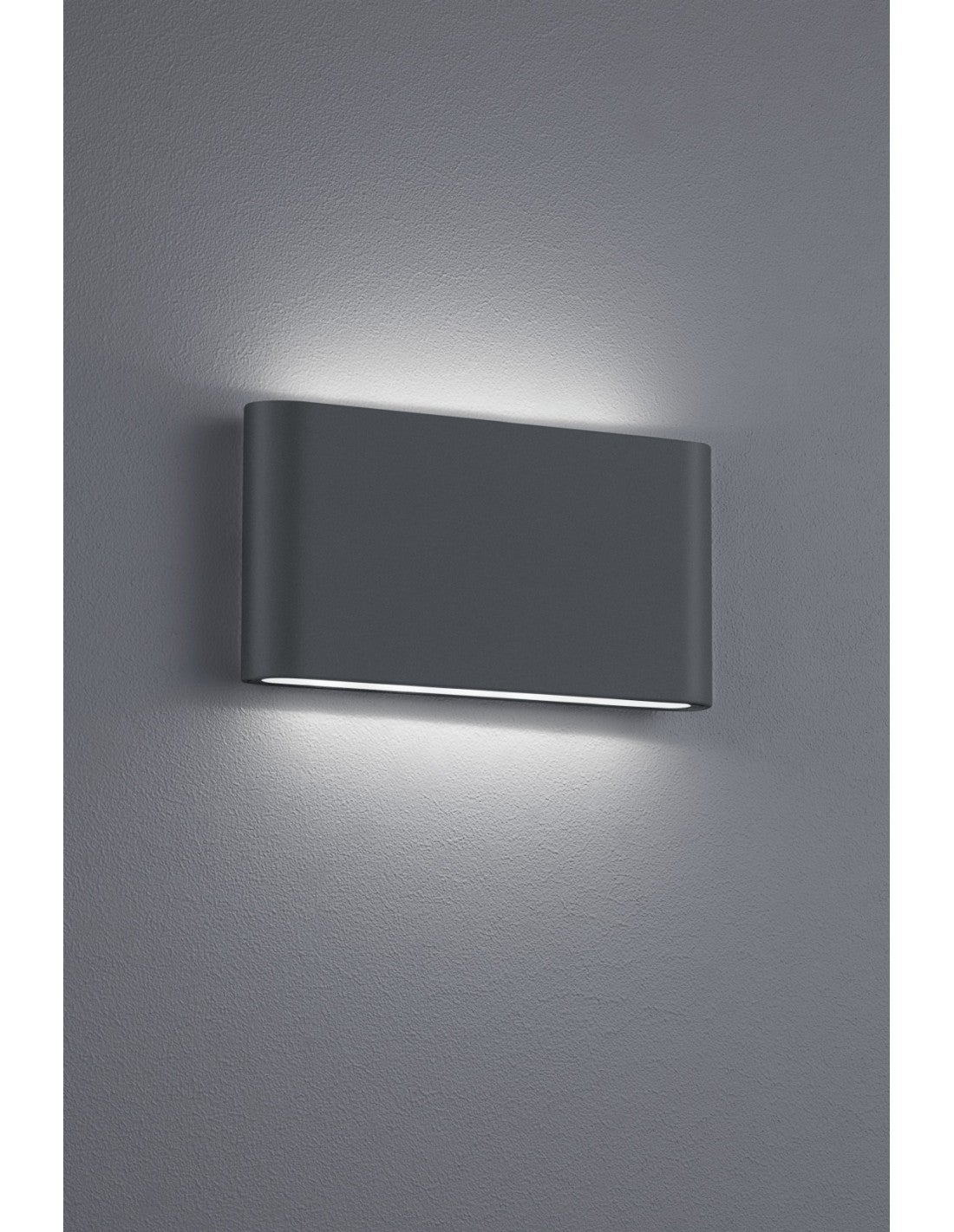 Applique Rectangulaire Thames II Led Double Emission IP54 Anthracite ...