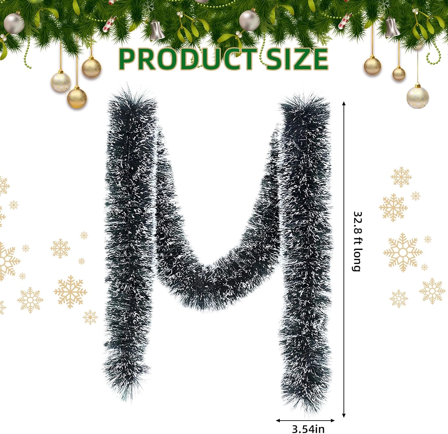 Guirlande De Noël Artificielle 180cm Sapin 160 Brins Pour Escalier Et Cheminee Verte Comfortxl Outdoor Living 68c919472c8bd96d858a739f