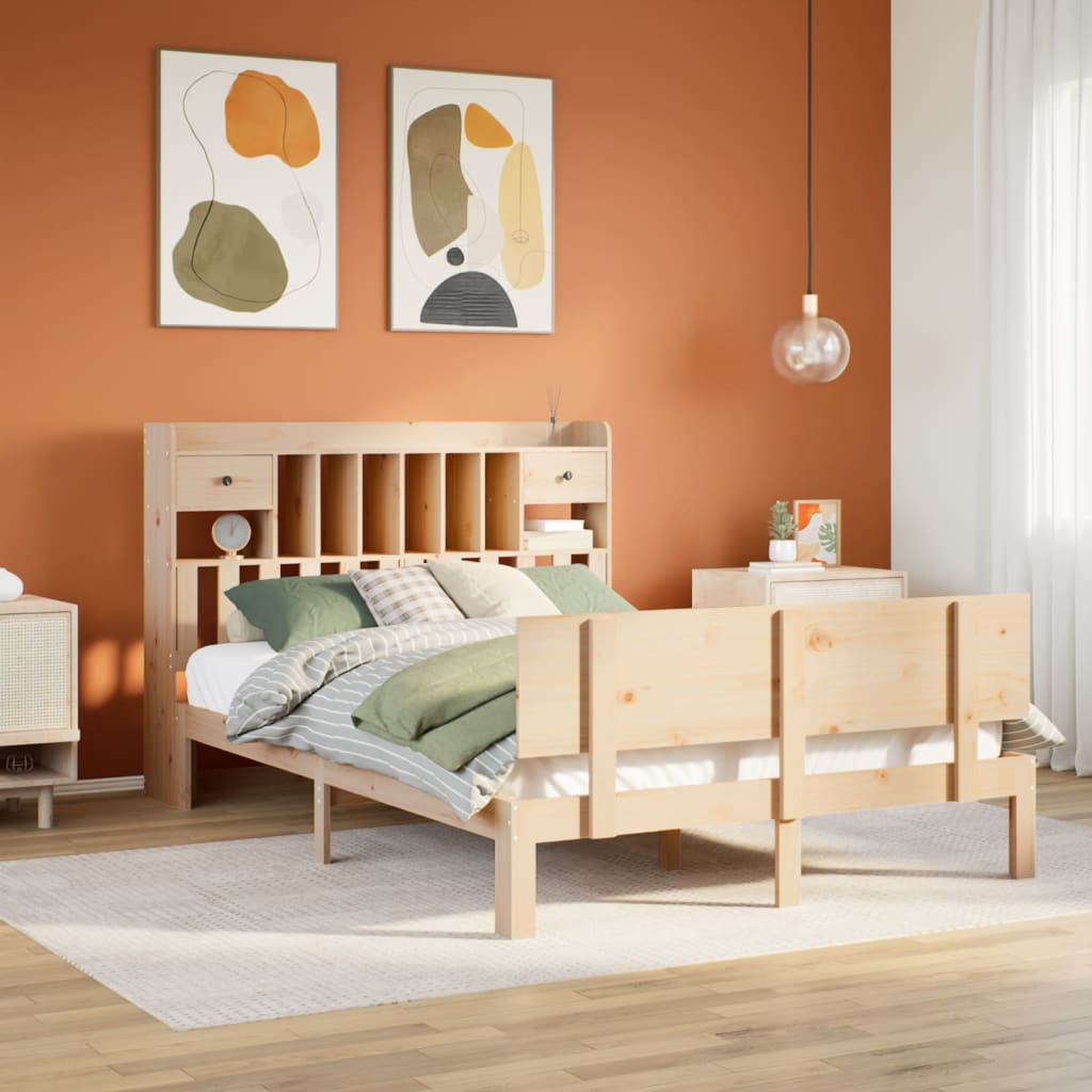 Camera Ikea Hemnes Letto Singolo Letto Libreria Senza Materasso
