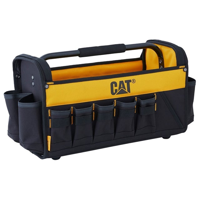 Saco de ferramentas 12L Caterpillar Poliéster / PVC 1 bolso interior 16 bolsos exteriores