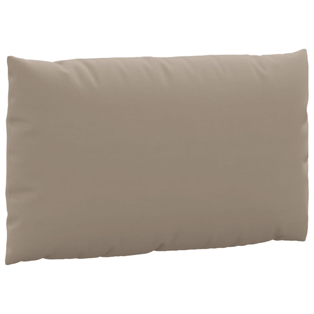 Coussins de palette lot de 3 taupe tissu oxford - 6