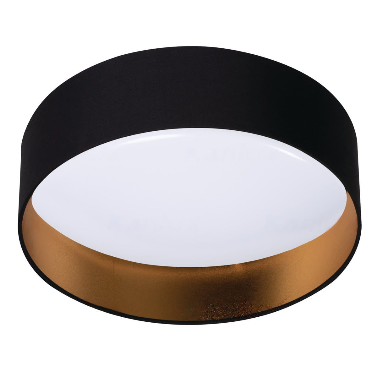 Plafon Rifa okrągły czarno-biały LED 17.5W 3000K 1450lm wym: 11,6 x 40 cm IP20 tworzywo sztuczne Kanlux