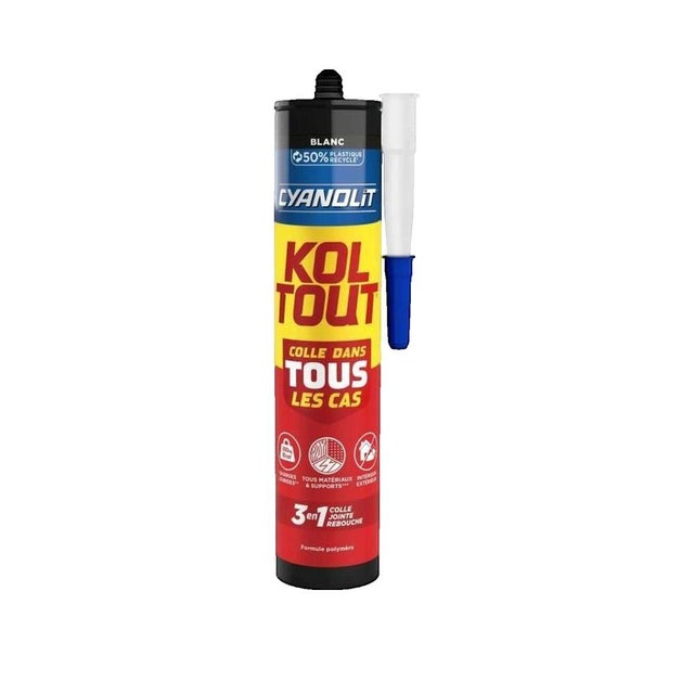 Colle de fixation Koltout Express 290ml blanc CYANOLIT