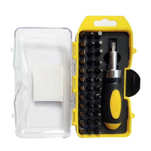 Tournevis ? Cliquet D?cal? Anex, Profil Ultra Bas, 90? Pour Espaces Troits Ensemble De 2 Embouts Magntiques Vert~p74636799