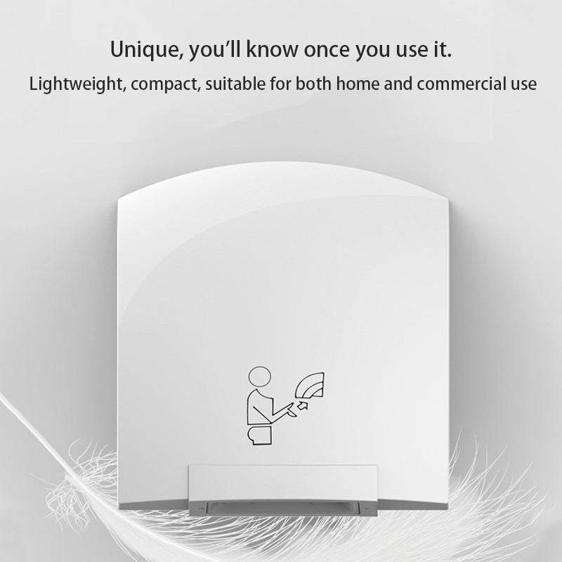 Asciugamani automatico compatto da 1200 W con rilevamento a infrarossi, asciugatura rapida, leggero e silenzioso per uso domestico e commerciale - 2