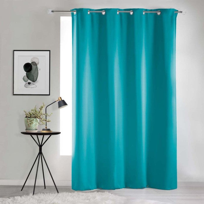 douceur d 'intérieur tenda a occhielli 140 x 280 cm microfibra unita, Poliestere, naturale, 280 x 140 cm - 4