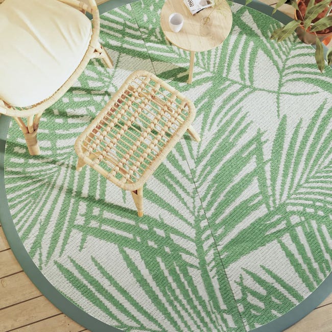 Paco Home Tappeto Per Esterno Balcone Terrazza Tappeto Cucina Monocolore Mélange 80x150 cm, Verde Paco Home Tappeto Per Esterno Balcone Terrazza Tappeto Cucina Monocolore Mélange 80x150 cm, Verde