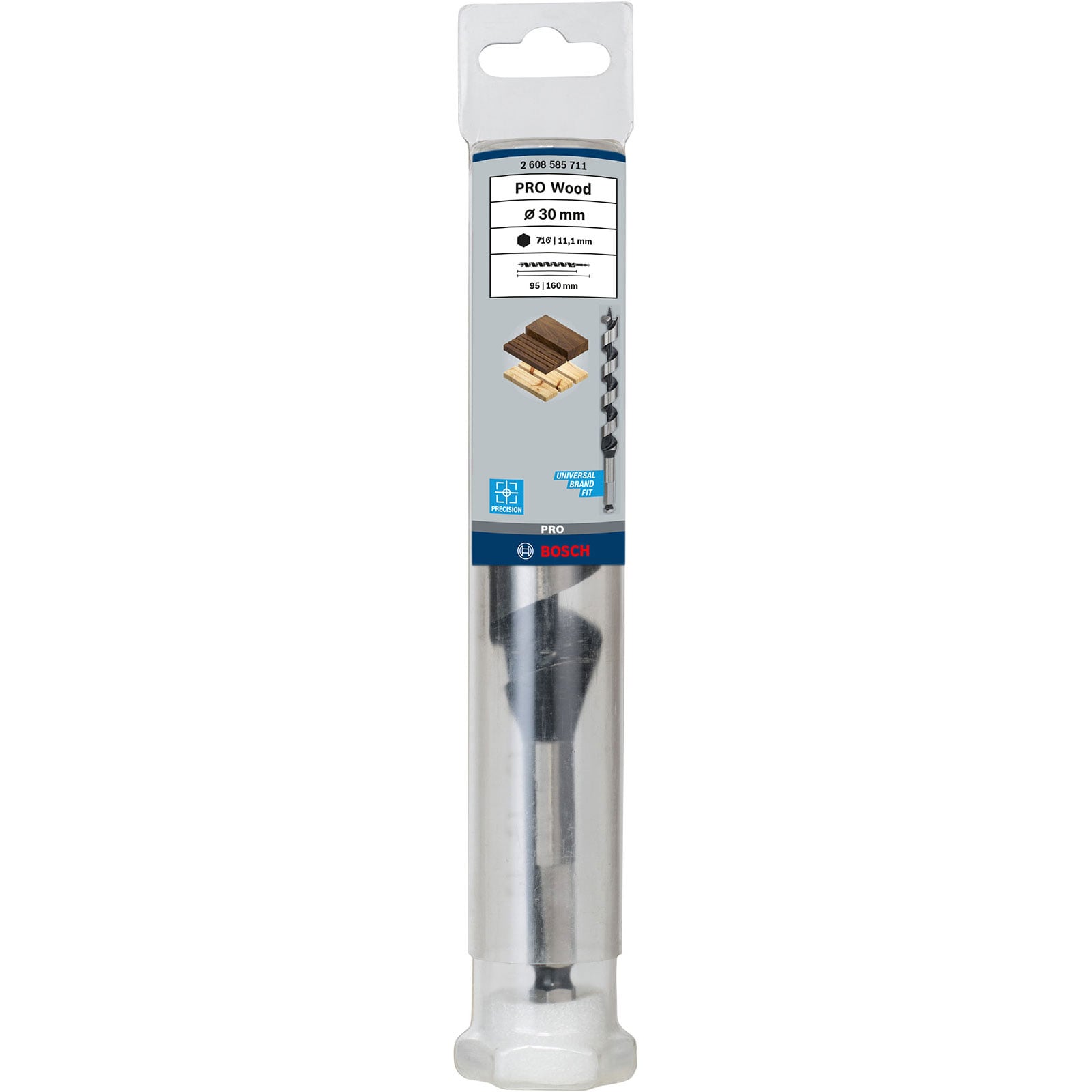Bosch PRO Wood Wiertło kręte do drewna 30 x 95 x 160 mm - 2608585711