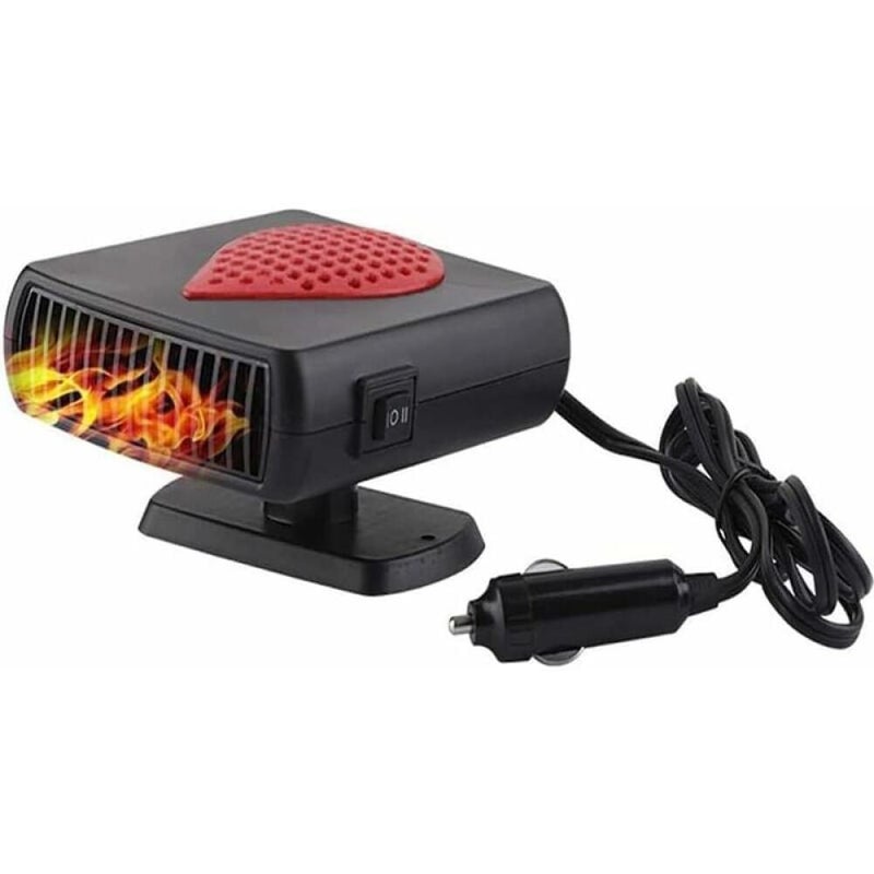 Wentylator ogrzewania samochodowego 24 V, odmrażacz szyby samochodowej, odmrażacz szyby z wtyczką do zapalniczki samochodowej