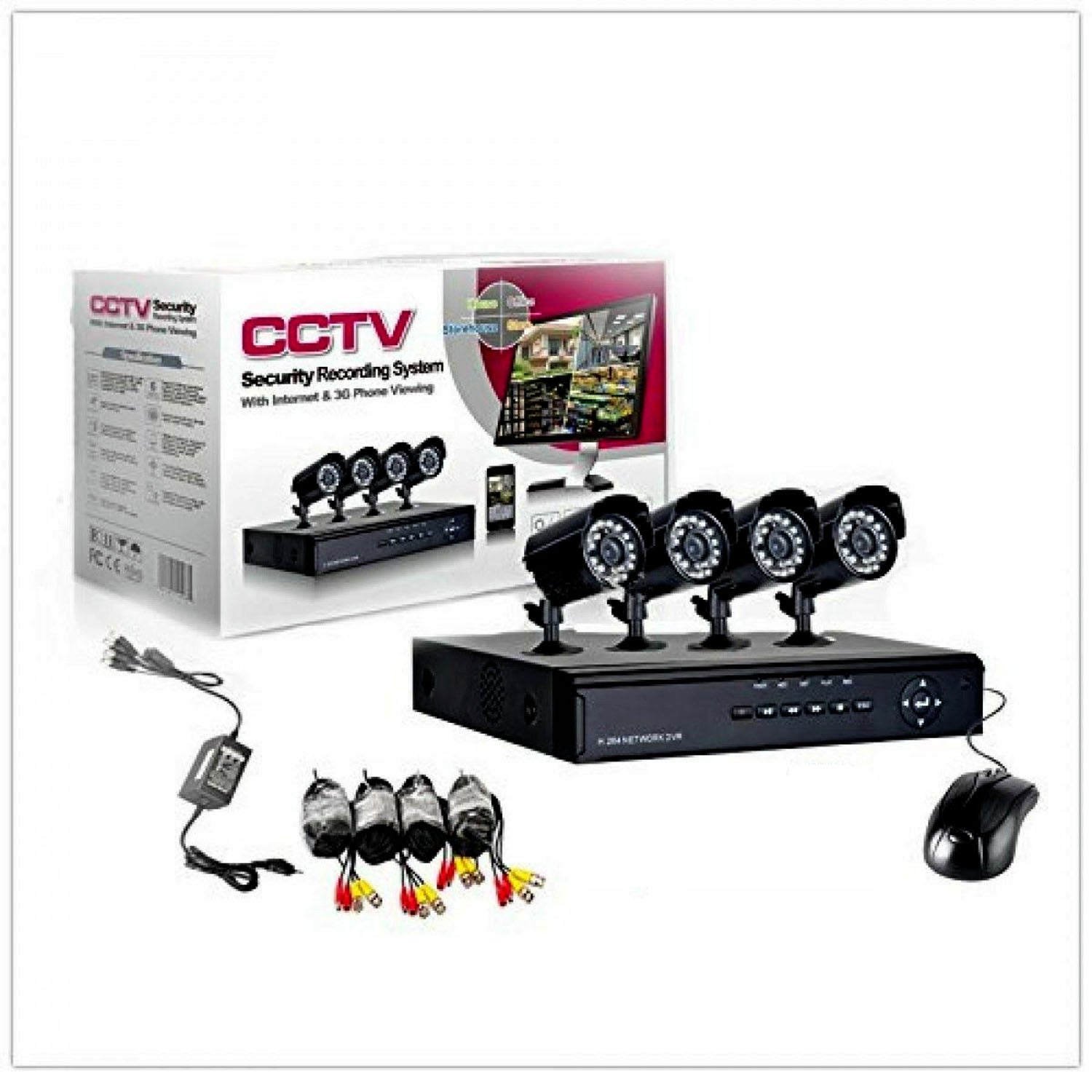 Telecamera Wifi Kit Videosorveglianza 4 Telecamere Infrarossi Con DVR - Sistema Sicurezza Completo Per Casa E Ufficio Telecamera Wi-fi Esterno - Foto 9