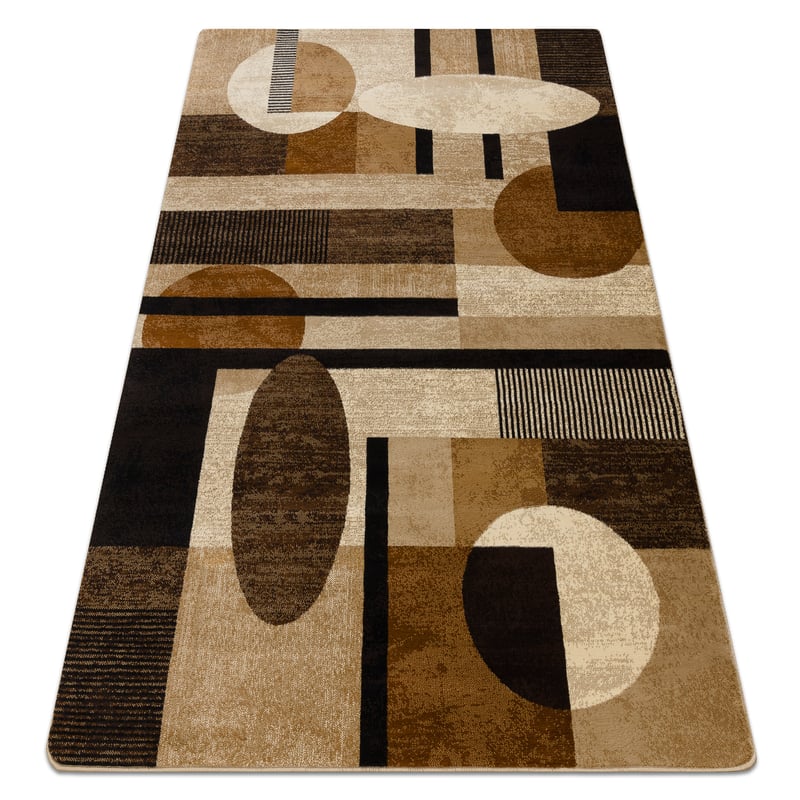 Dywan ROYAL 5376 Geometryczny, Koła - beż / krem 250x350 cm