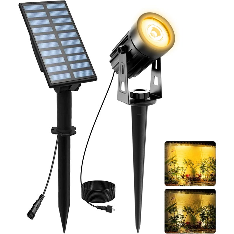 Reflektor solarny zewnętrzny, wodoodporny IP65, odpowiedni do ścieżek ogrodowych, oświetlenie solarne zewnętrzne z potasem o mocy 3000 W