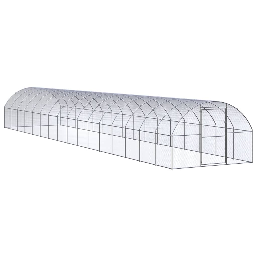Gabbia Mobile Per Galline Da Esterno - 3 Pezzi A Sfera, In Plastica ABS, Per Pascolo Sicuro E Protezione Orto