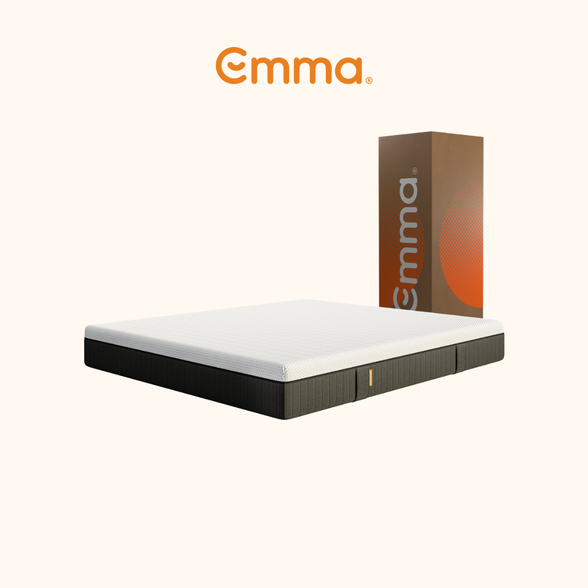 EMMA | Matelas Original Lite 140x190 cm | Ressorts + Mousse à Mémoire de Forme | Soutien Respirabilité | 5 couches - 5