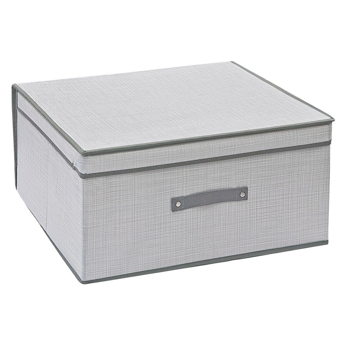 Caja de Almacenamiento Tela Rígida 41x35x20 cm Plegable Contenedor