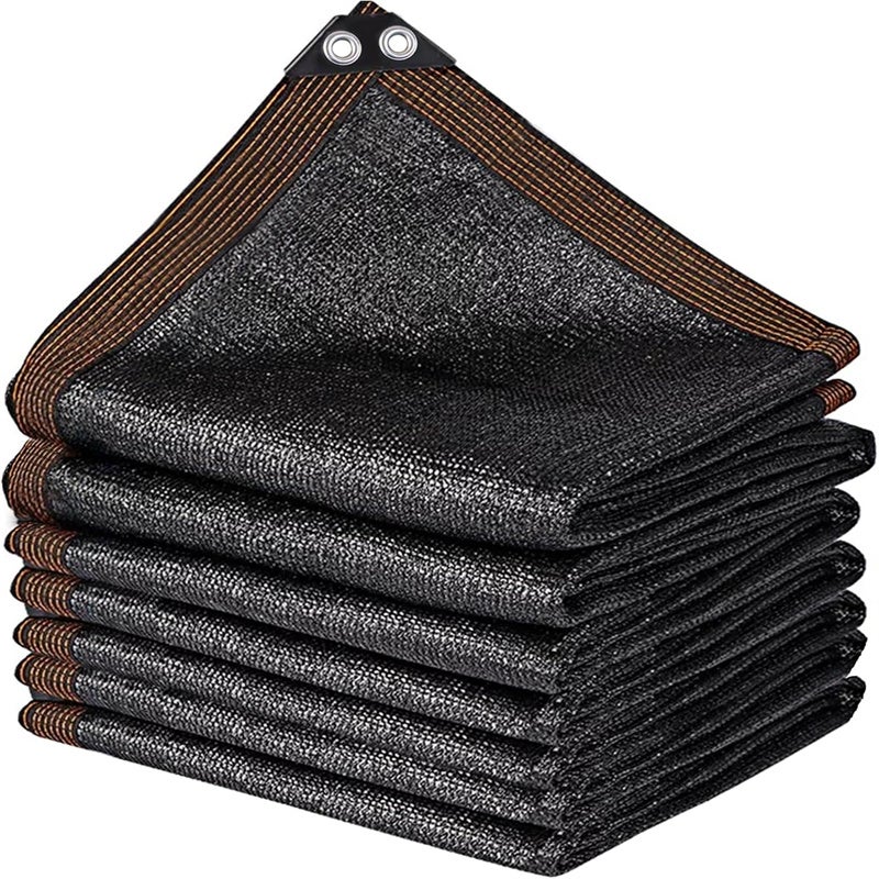 Toile D ombrage Noire Pour L ext rieur Filet D ombrage pais Et 