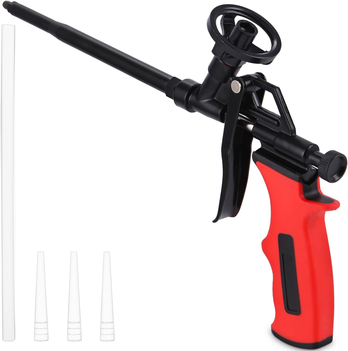 Mcboson  Pistola De Espuma, Espuma Expansiva Aislante, No Es Necesario Limpiar La Espuma, Cuerpo De Metal Recubierto De Ptfe, Adecuado Para Calafateo, Relleno , Leroy Merlin