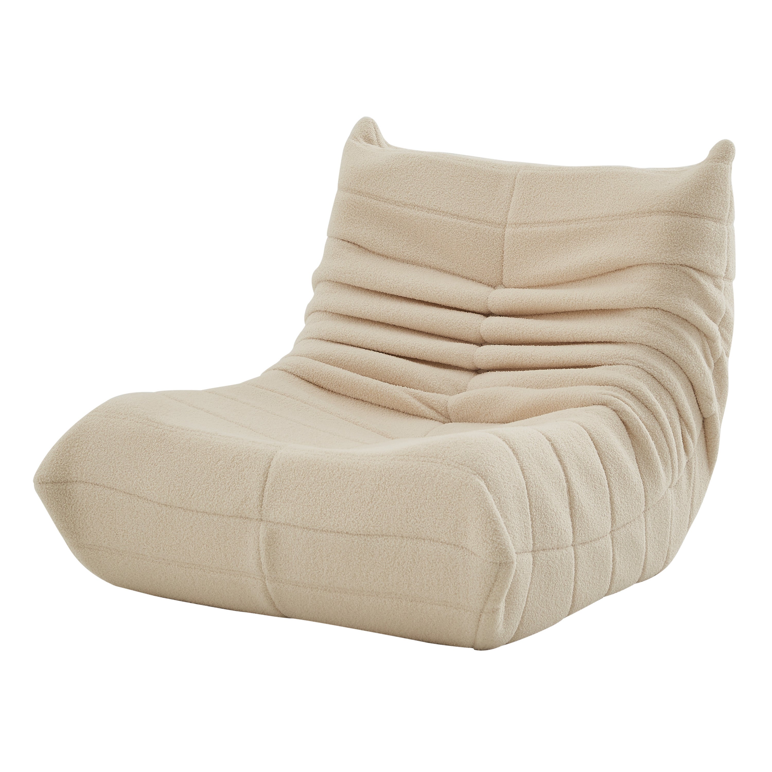 Canapé individuel Chillsessel Fauteuil de canapé paresseux, Beige - 9