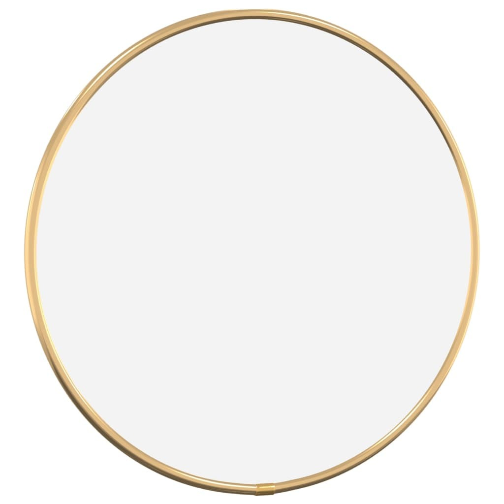 Specchio Muro Oro Ø 60 cm Rotondo – Design Minimalista in Vetro con Cornice in PVC per Camera da Letto, Soggiorno e Altro - 3