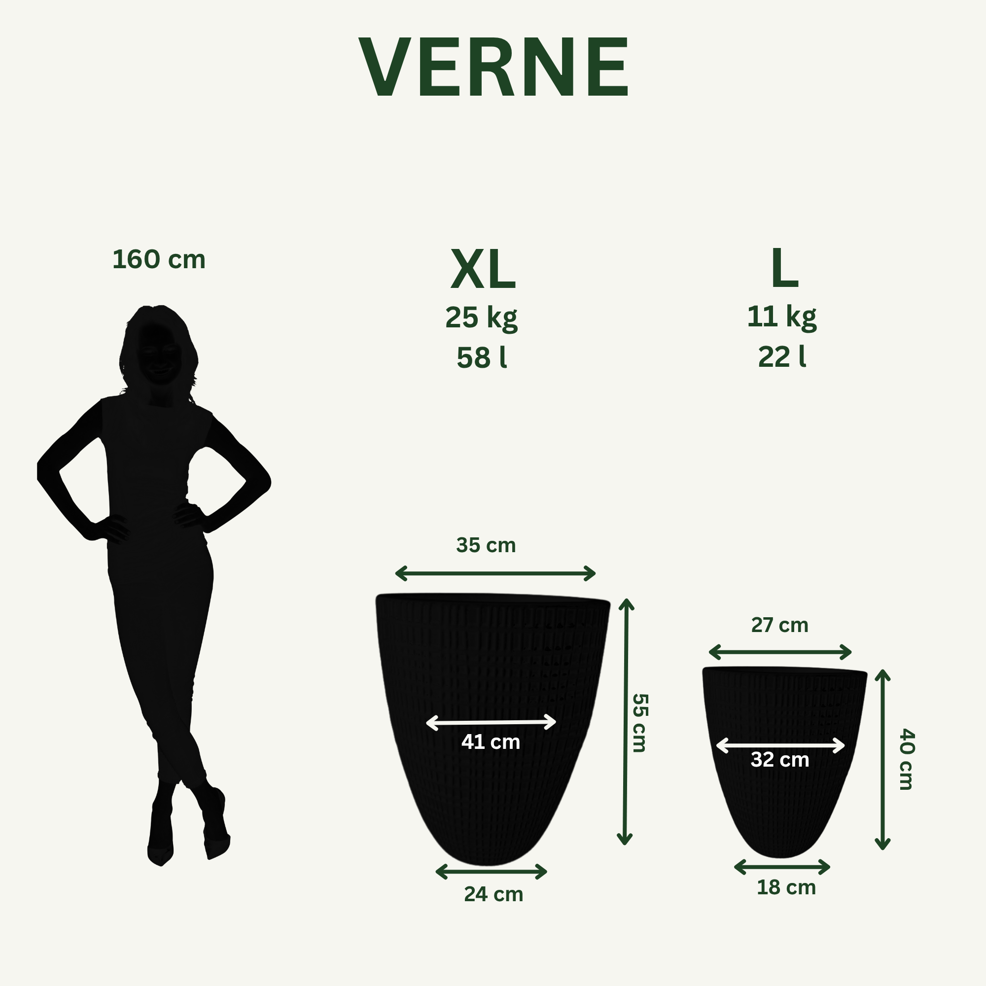 Pot grande taille d'extérieur VERNE 32x40cm ciel de juin, fait main en terre cuite émaillée, résistant au gel - 3