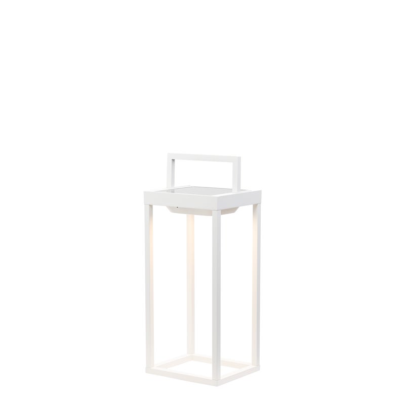 Фото - Прожектор / світильник Zafferano Domowa lampa solarna z 2 diodami LED, 37,3 cm - 2W, ścienna i stołowa, z baterią i czujnikiem zmierzch