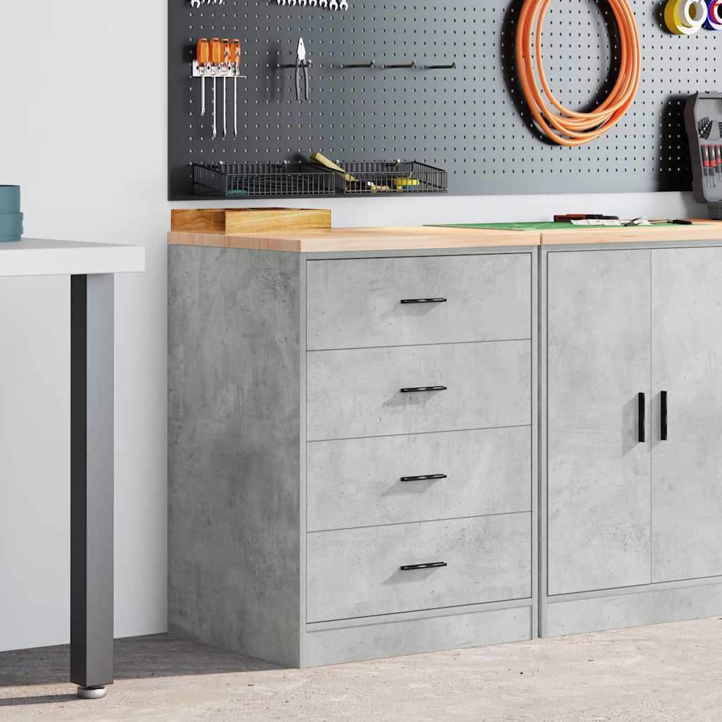 Armoire de bureau, armoire de rangement de garage noir 60x51x85 cm bois de pin