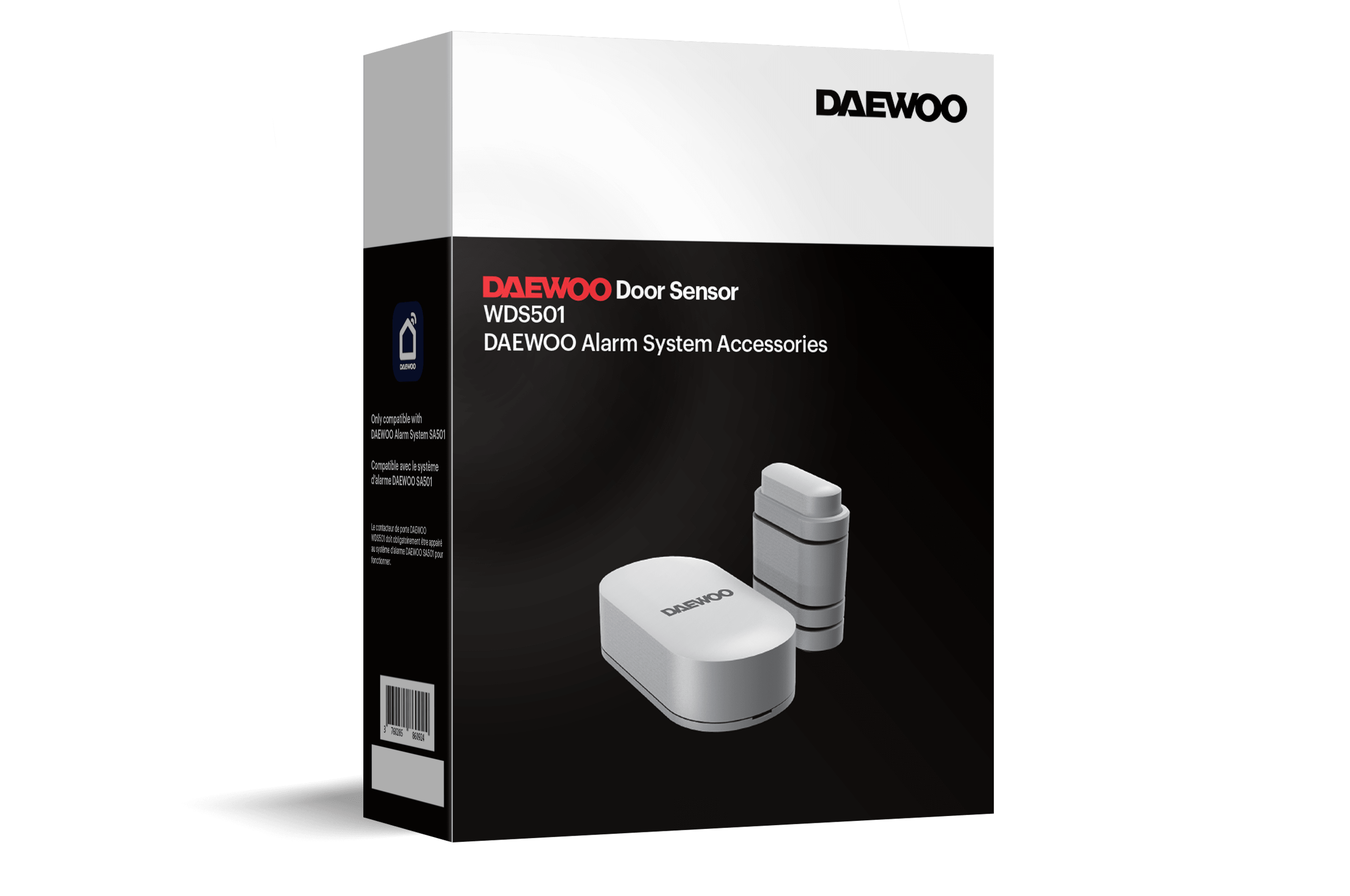 Daewoo Contacteur De Porte Wds501 Compatible Avec Le Système D'alarme Sa501 - 3