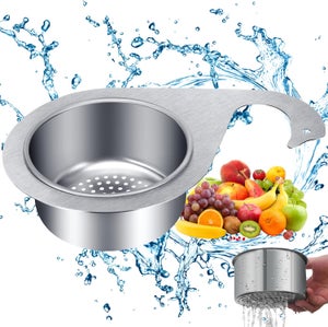 Panier filtre suspendu en inox pour évier, passoire multifonction pour déchets et légumes | Leroy Merlin