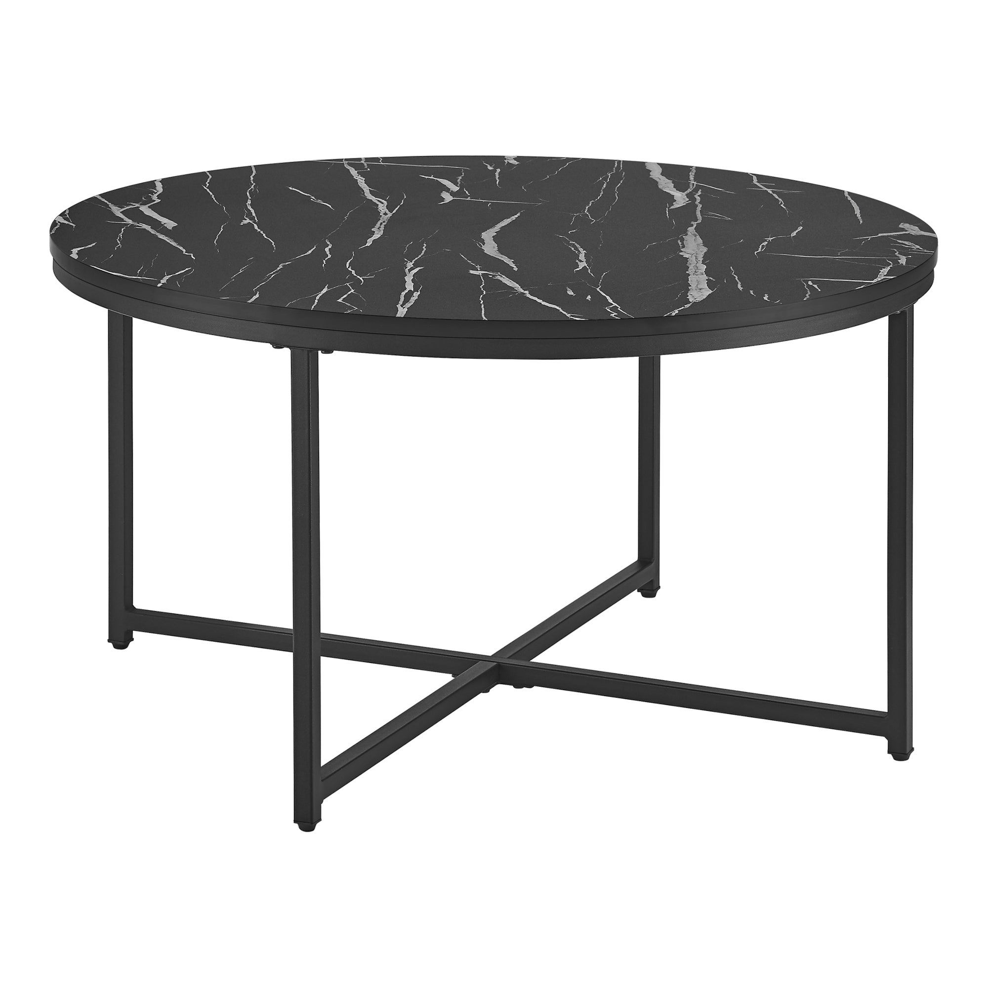 Table Basse Ronde Pour Salon 45 X 80 Cm Marbre Noir Noir 03 0008497 Table basse ronde pour salon 45 x 80 cm marbre noir noir 03 0008497