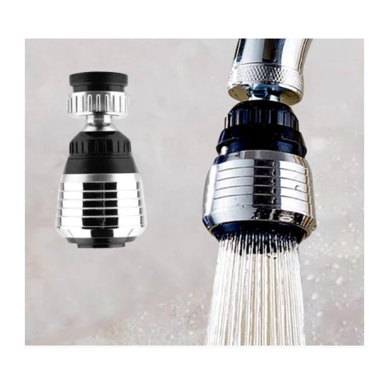 Obrotowa głowica kranu - Złącze kranu - Obrót o 360 stopni - Przedłużacz kranu - Nakładka na kran - Wiele pozycji - Uniwersalny