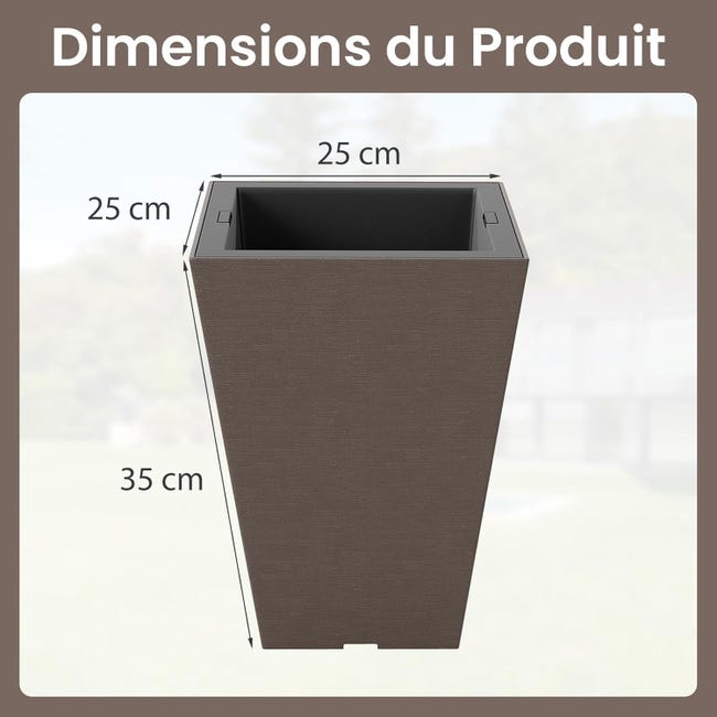 euro3plast 315-703 Fioriera Greener Kebe 40cm, bianco euro3plast 315-703 Fioriera Greener Kebe 40cm, bianco