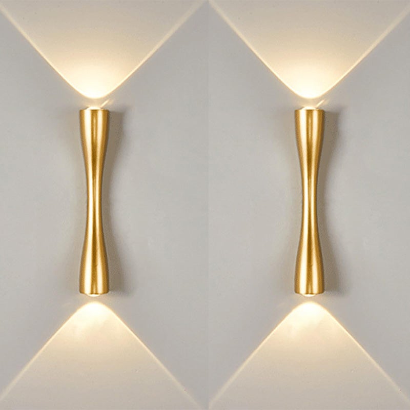 Zestaw 2 minimalistycznych kinkietów LED bez ramy, idealne do sypialni i salonu, 220 V, 35 cm, 6 W, światło ciepłe