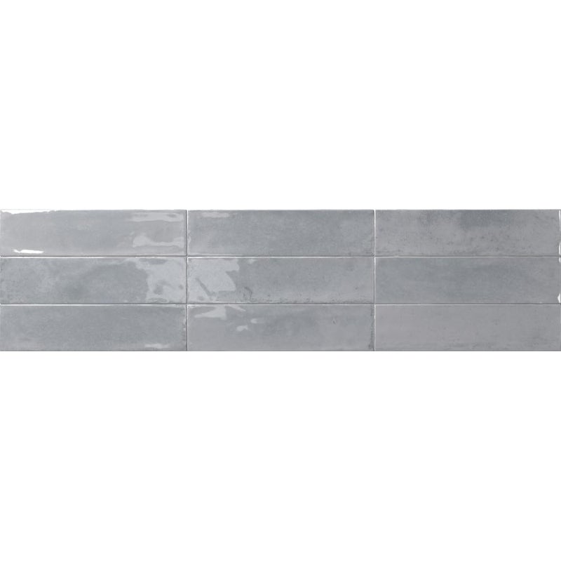 Płytka porcelanowa premium na ścianę z efektem Zellige ULTRAGLOSS Agadir Piedra 7x28
