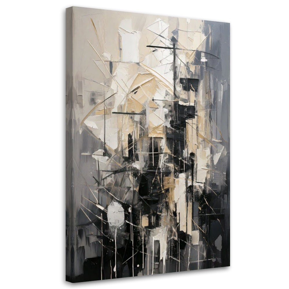 Affiche Poster Minimaliste 30x30cm – Abstraction Pastel Bleu, Art Mural Moderne