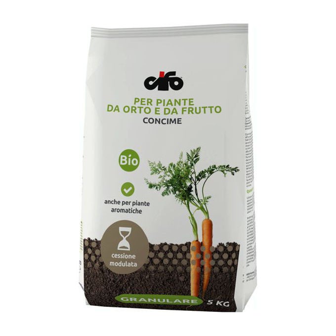 AL.FE Concime Triplo 5kg – Per Orto, Giardino E Tappeti Erbosi, NPK Bilanciato